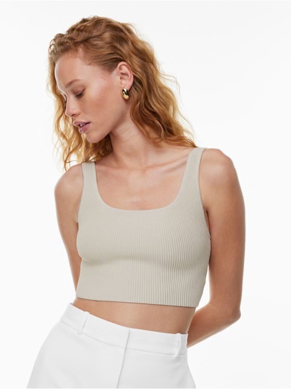 Babaton Crop Sculpt Knit Tank